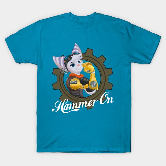 Rivet - Hammer On T-Shirt by Terragon Arts